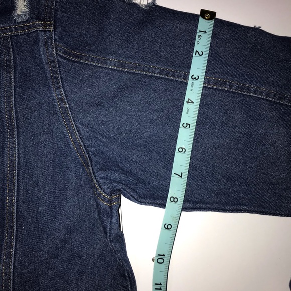 The Style Between Us Rip Jean Jacket Oversize - Picture 8 of 11